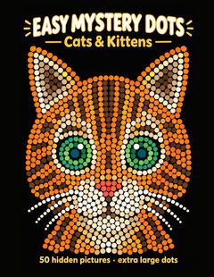 Easy Mystery Dots: Cats & Kittens