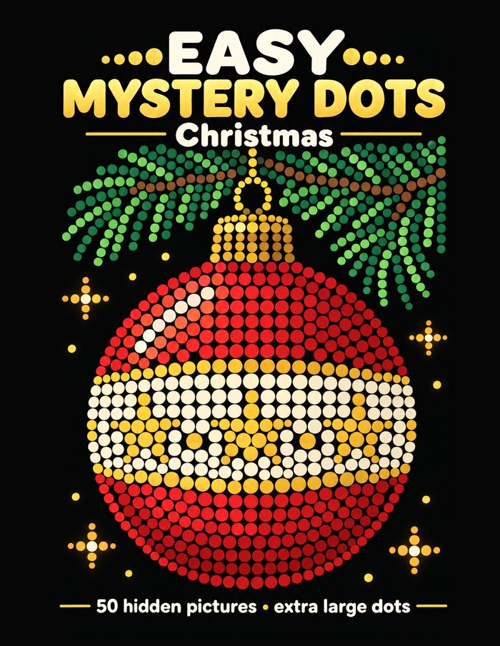 Cover of Easy Mystery Dots: Christmas
