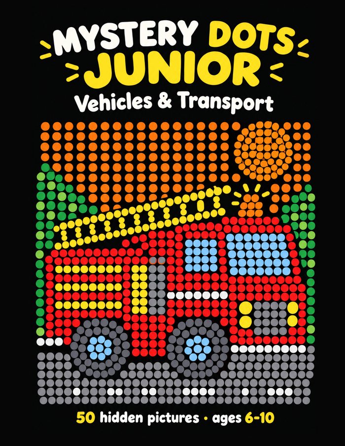 Cover of Mystery Dots Junior: Vehicles & Transport