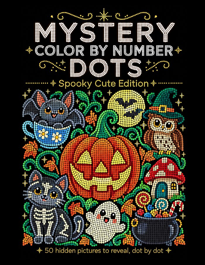 Spooky Cute coloring book cover