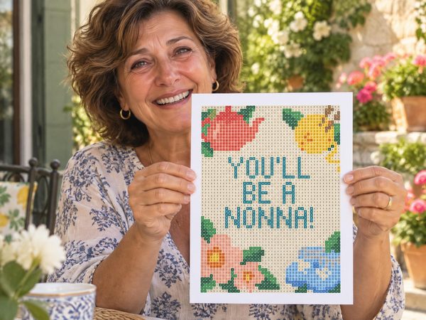 Nonna Pregnancy Reveal Coloring Page – You'll Be A Nonna