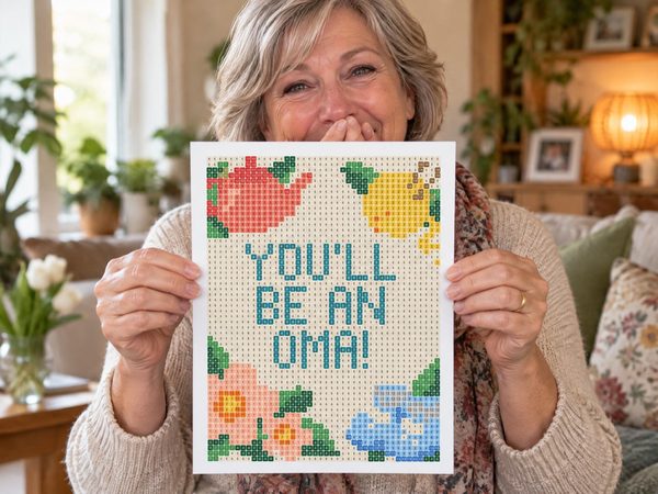 Oma Pregnancy Reveal Coloring Page – You'll Be An Oma