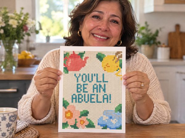 Abuela Pregnancy Reveal Coloring Page – You'll Be An Abuela