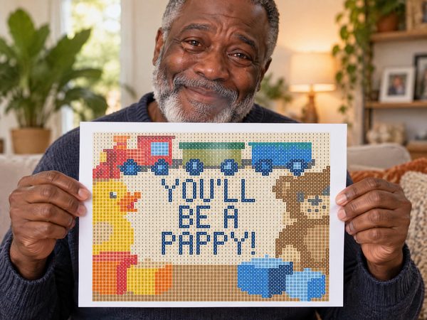 Pappy Pregnancy Reveal Coloring Page – You'll Be A Pappy