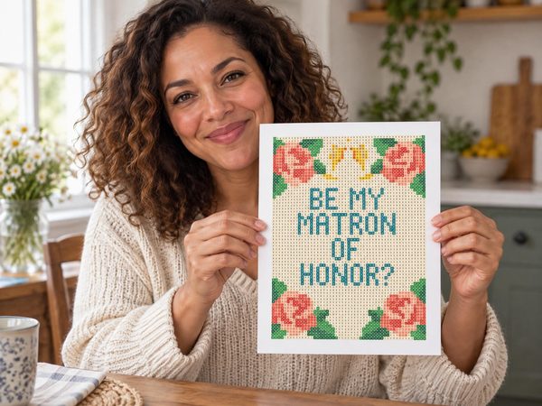 Matron of Honor Proposal Coloring Page – Will You Be My Matron of Honor