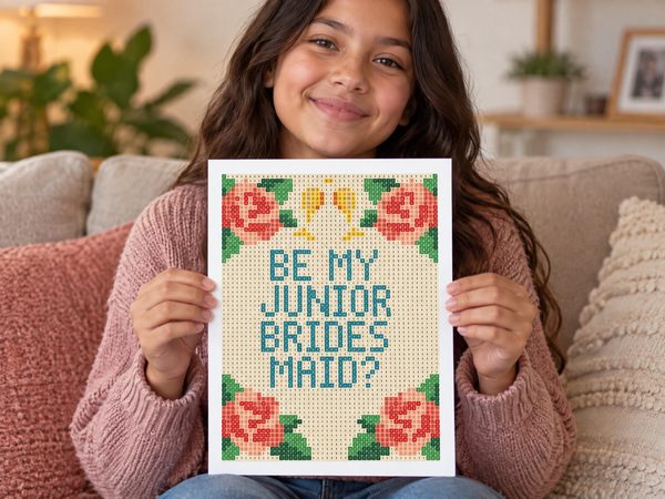 Junior Bridesmaid Proposal Coloring Page – Will You Be My Junior Bridesmaid