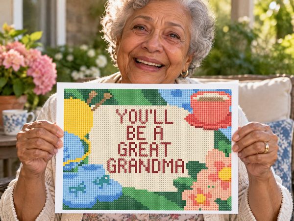 Great Grandma Pregnancy Reveal Coloring Page – You'll Be A Great Grandma