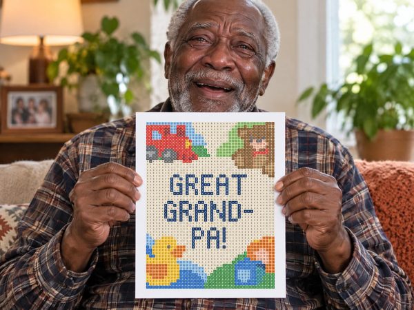Great Grandpa Pregnancy Reveal Coloring Page – Promoted To Great Grandpa