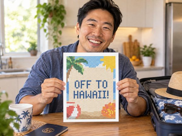 Hawaii Trip Reveal Coloring Page – Off To Hawaii