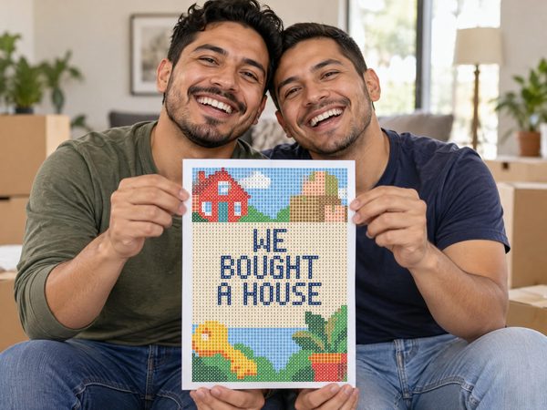 New Home Announcement Coloring Page – We Bought A House Reveal