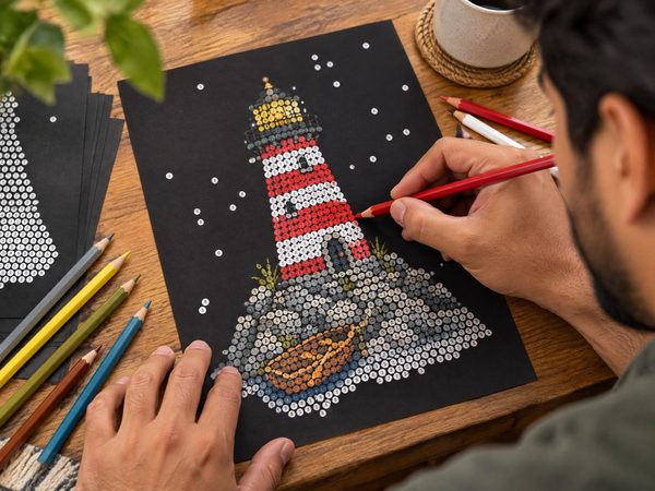 Ocean & Beach Mystery Color by Number – 10 Printable Pages