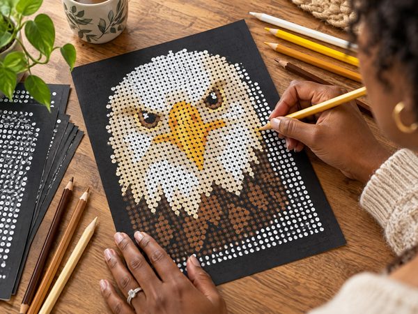 Birds & Butterflies Mystery Color by Number – 5 Printable Pages