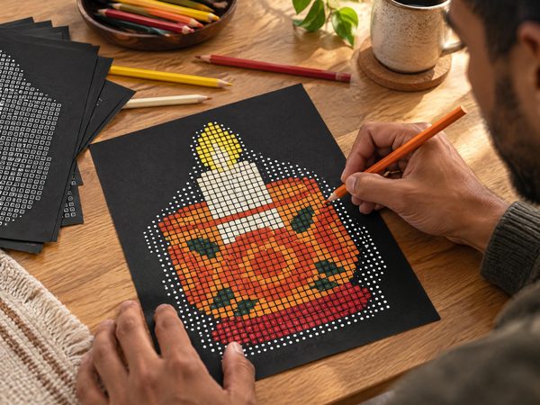 Day of the Dead Mystery Color by Number – 10 Printable Pages