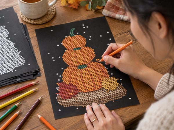 Autumn & Harvest Mystery Color by Number – 10 Printable Pages