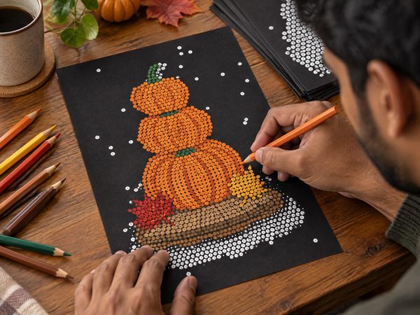 Autumn & Harvest Mystery Color by Number – 20 Printable Pages
