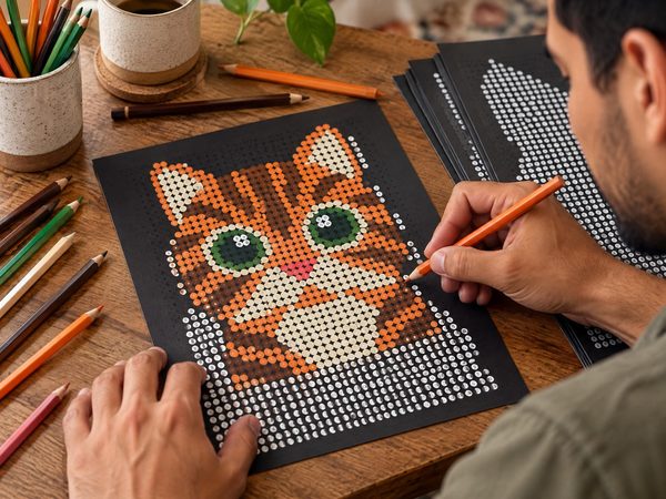 Cats & Kittens Mystery Color by Number – 5 Printable Pages