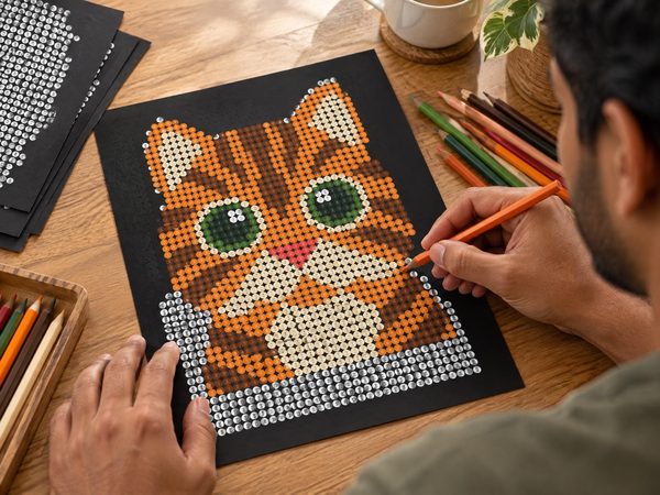 Cats & Kittens Mystery Color by Number – 20 Printable Pages