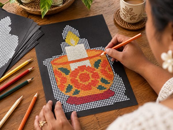 Day of the Dead Mystery Color by Number – 5 Printable Pages