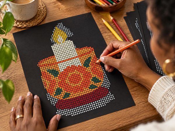 Day of the Dead Mystery Color by Number – 20 Printable Pages
