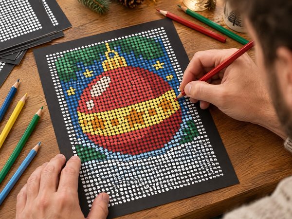 Christmas Mystery Color by Number – 10 Printable Pages