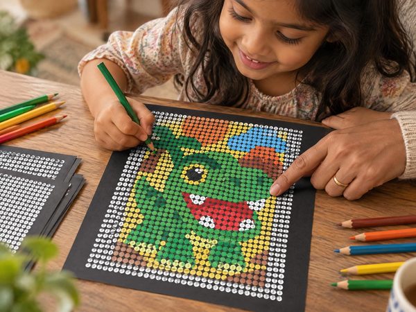 Dinosaurs Mystery Color by Number – 10 Printable Pages