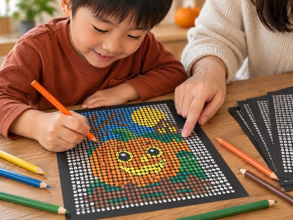 Halloween Mystery Color by Number – 20 Printable Pages