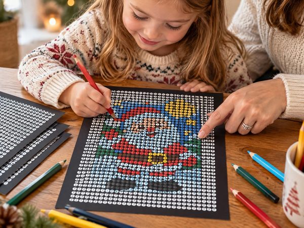 Christmas Mystery Color by Number – 20 Printable Pages