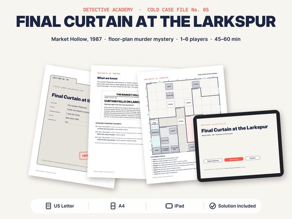 Final Curtain at the Larkspur 1987