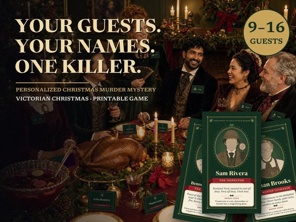 Office Christmas Party Game – Murder Mystery Party Kit