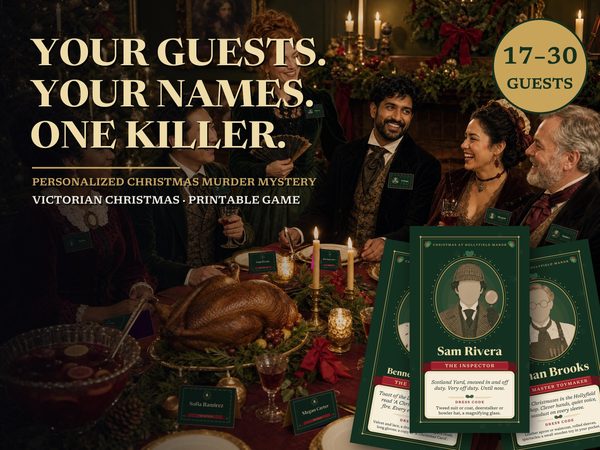 Office Christmas Party Game – Murder Mystery Party Kit
