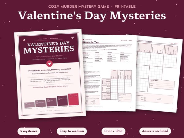 Valentines Day Game for Couples – Date Night Game Printable