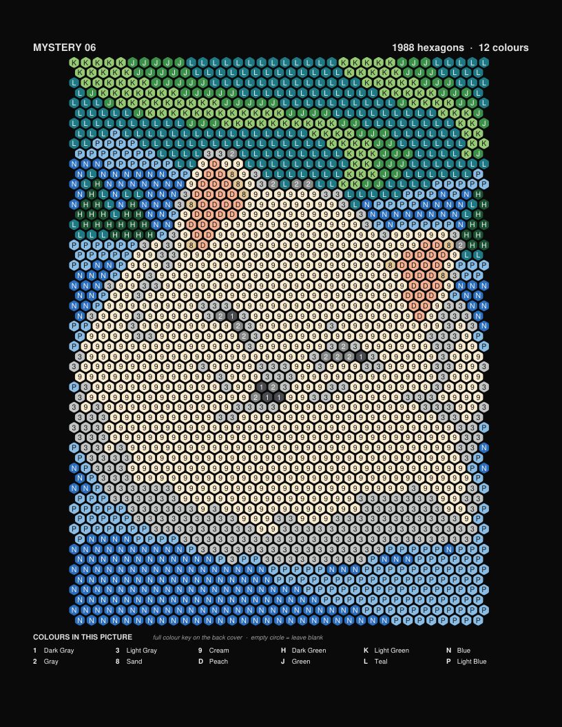 The finished picture: Arctic Fox Curled Up