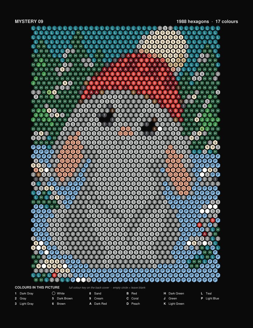 The finished picture: Bunny in a Knitted Hat