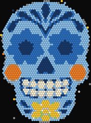 Blue Sugar Skull