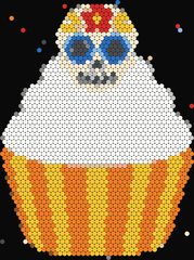 Sugar Skull Cupcake