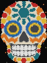 Huichol Bead Skull