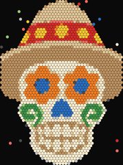 Sugar Skull with Sombrero