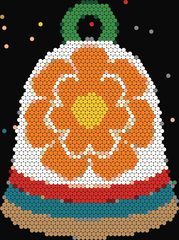 Painted Clay Bell