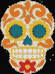 Golden Sugar Skull