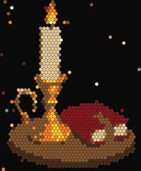 Candle and Psalter
