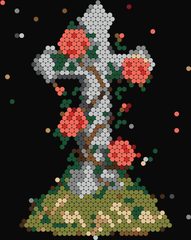 Cross and Roses