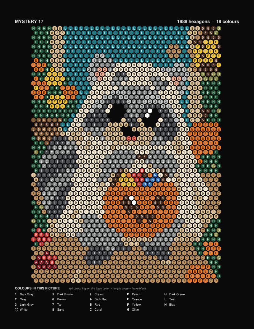 The finished picture: Raccoon Trick-or-Treater