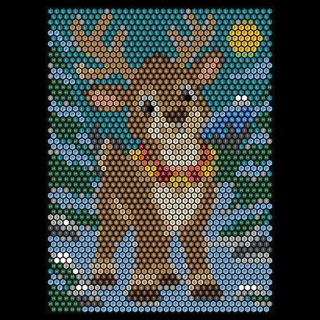 Reindeer with a Bell Collar