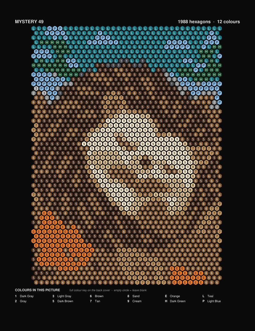 The finished picture: Sleeping Hedgehog