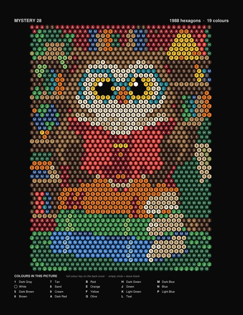The finished picture: Spooky Library Owl