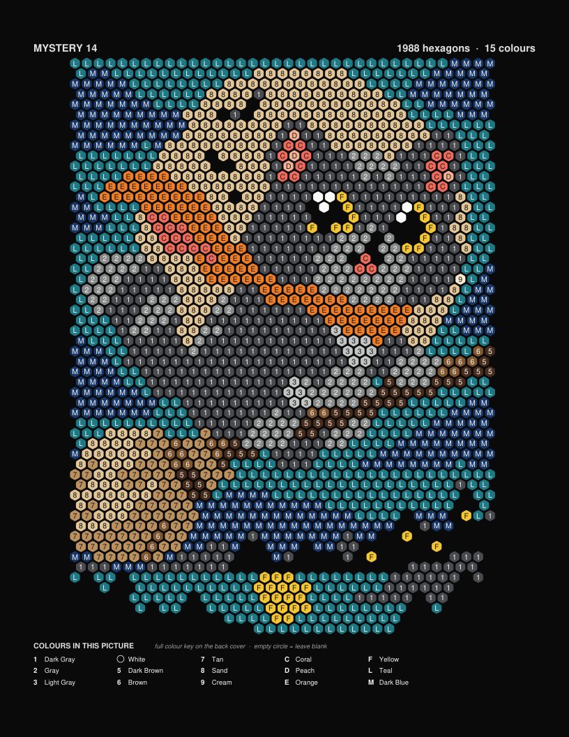 The finished picture: Witchy Black Cat Broom